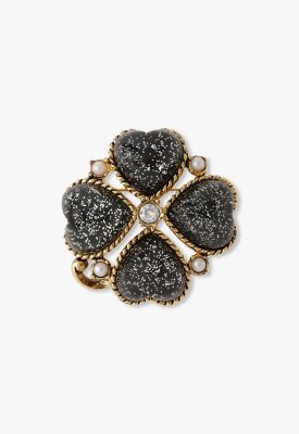 ＜ANNA SUI (Women)＞クローバーモチーフ　ブローチ　ＳＡＭＶ０４４３　ＸＤ